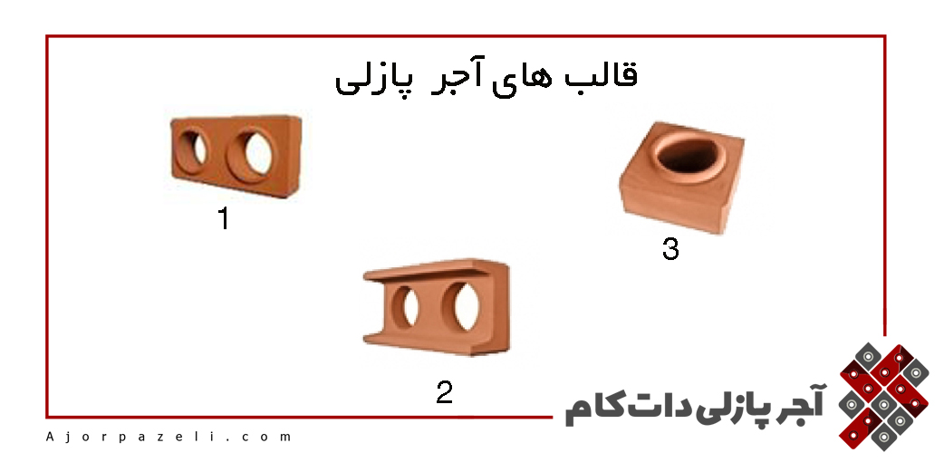قالب های آجر پازلی